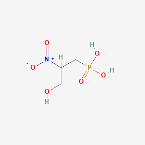 (3-Hydroxy-2-nitropropyl)phosphonic acid