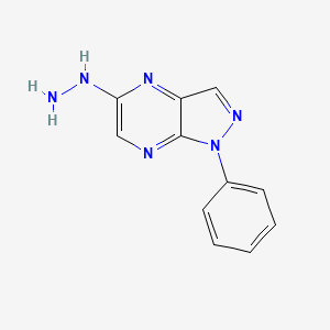 5-Hydrazinyl-1-phenyl-1H-pyrazolo[3,4-b]pyrazine