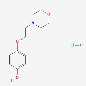 B1439524 4-[2-(Morpholin-4-yl)ethoxy]phenol hydrochloride CAS No. 1181457-78-2