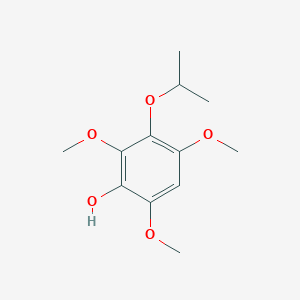 2,4,6-Trimethoxy-3-[(propan-2-yl)oxy]phenol