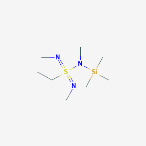 N,N',N''-Trimethyl-N-(trimethylsilyl)ethanesulfonodiimidamide