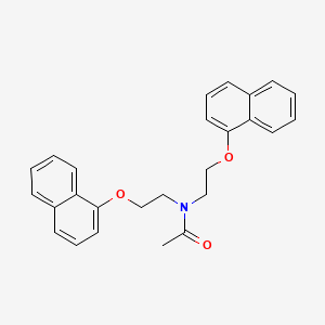 N,N-Bis{2-[(naphthalen-1-yl)oxy]ethyl}acetamide