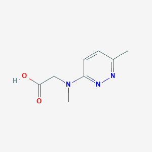 B1439529 [Methyl-(6-methyl-pyridazin-3-yl)-amino]-acetic acid CAS No. 1083396-40-0