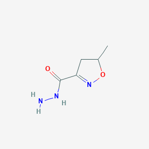 5-Methyl-4,5-dihydro-1,2-oxazole-3-carbohydrazide