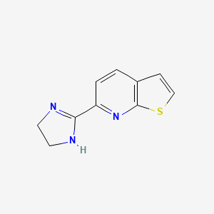 6-(4,5-Dihydro-1H-imidazol-2-yl)thieno[2,3-b]pyridine