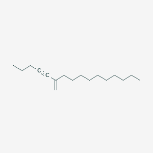 6-Methylidenehexadec-4-yne