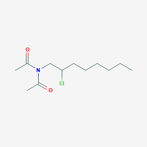 N-Acetyl-N-(2-chlorooctyl)acetamide