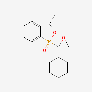 Ethyl (2-cyclohexyloxiran-2-yl)phenylphosphinate