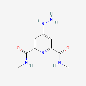 4-Hydrazinyl-N~2~,N~6~-dimethylpyridine-2,6-dicarboxamide