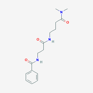 N-(3-{[4-(Dimethylamino)-4-oxobutyl]amino}-3-oxopropyl)benzamide