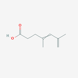 4,6-Dimethylhepta-4,6-dienoic acid