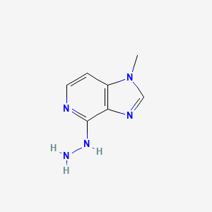 4-Hydrazinyl-1-methyl-1H-imidazo[4,5-c]pyridine