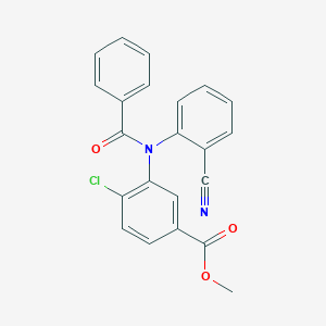 Methyl 3-[benzoyl(2-cyanophenyl)amino]-4-chlorobenzoate