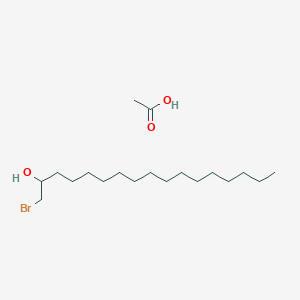 Acetic acid;1-bromoheptadecan-2-ol