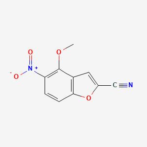 4-Methoxy-5-nitro-1-benzofuran-2-carbonitrile