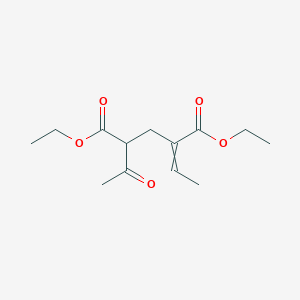 Diethyl 2-acetyl-4-ethylidenepentanedioate