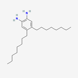 molecular formula C22H40N2 B14395969 1,2-Benzenediamine, 4,5-dioctyl- CAS No. 86723-77-5