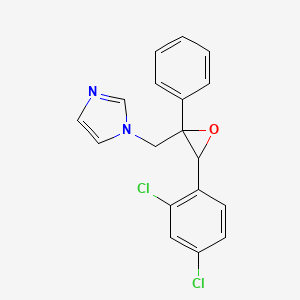 1-{[3-(2,4-Dichlorophenyl)-2-phenyloxiran-2-yl]methyl}-1H-imidazole