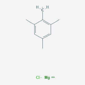 molecular formula C10H13ClMg B143960 2,4,6-Trimethylbenzylmagnesium chloride CAS No. 132856-34-9