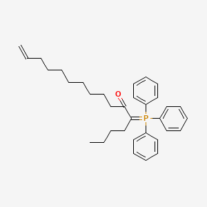 5-(Triphenyl-lambda~5~-phosphanylidene)hexadec-15-en-6-one