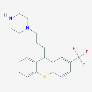 1-{3-[2-(Trifluoromethyl)-9H-thioxanthen-9-YL]propyl}piperazine