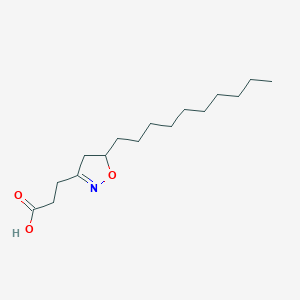 3-(5-Decyl-4,5-dihydro-1,2-oxazol-3-YL)propanoic acid