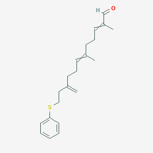 2,6-Dimethyl-10-methylidene-12-(phenylsulfanyl)dodeca-2,6-dienal