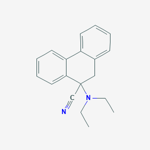 9-(Diethylamino)-9,10-dihydrophenanthrene-9-carbonitrile