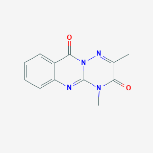 2,4-Dimethyl-3H-[1,2,4]triazino[3,2-b]quinazoline-3,10(4H)-dione