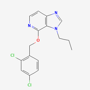 4-[(2,4-Dichlorophenyl)methoxy]-3-propyl-3H-imidazo[4,5-c]pyridine