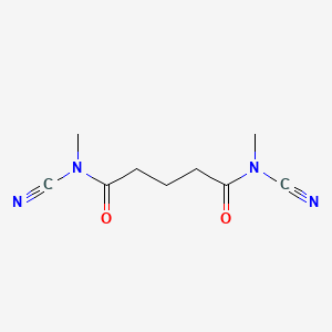 N~1~,N~5~-Dicyano-N~1~,N~5~-dimethylpentanediamide