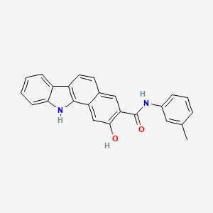 2-Hydroxy-N-(3-methylphenyl)-11H-benzo[A]carbazole-3-carboxamide