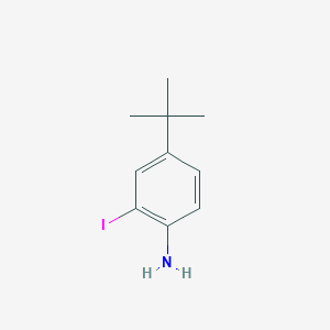 molecular formula C10H14IN B143962 4-(Tert-butyl)-2-iodoaniline CAS No. 128318-63-8