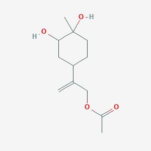 2-(3,4-Dihydroxy-4-methylcyclohexyl)prop-2-en-1-yl acetate