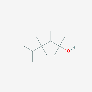 molecular formula C11H24O B14396264 2,3,4,4,5-Pentamethylhexan-2-ol CAS No. 89352-71-6