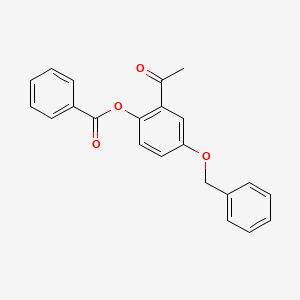 2-Acetyl-4-(benzyloxy)phenyl benzoate