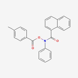 N-[(4-Methylbenzoyl)oxy]-N-phenylnaphthalene-1-carboxamide