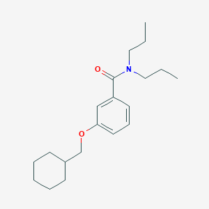 3-(Cyclohexylmethoxy)-N,N-dipropylbenzamide