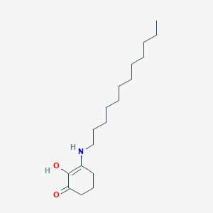 3-(Dodecylamino)-2-hydroxycyclohex-2-EN-1-one