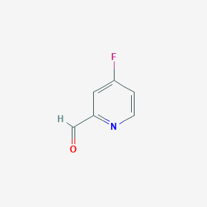 molecular formula C6H4FNO B1439645 4-Fluoro-2-formylpyridine CAS No. 1060809-18-8