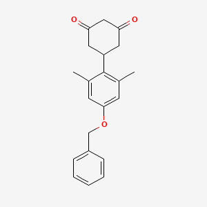 5-[4-(Benzyloxy)-2,6-dimethylphenyl]cyclohexane-1,3-dione