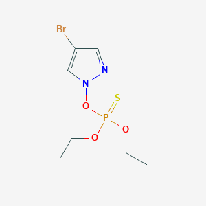 4-Bromo-1-[(diethoxyphosphorothioyl)oxy]-1H-pyrazole