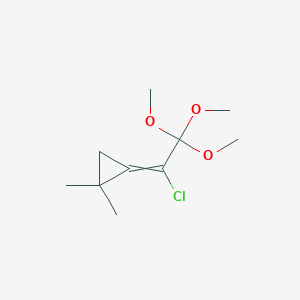 2-(1-Chloro-2,2,2-trimethoxyethylidene)-1,1-dimethylcyclopropane