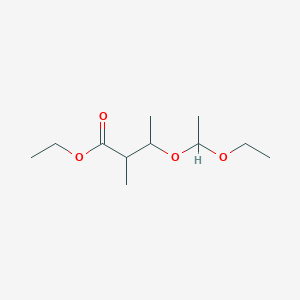 Ethyl 3-(1-ethoxyethoxy)-2-methylbutanoate