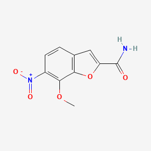 7-Methoxy-6-nitro-1-benzofuran-2-carboxamide