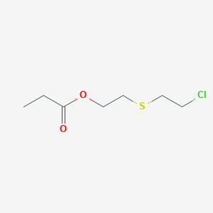 2-(2-Chloroethylsulfanyl)ethyl propanoate