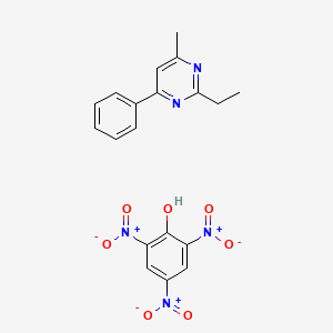 2-Ethyl-4-methyl-6-phenylpyrimidine;2,4,6-trinitrophenol