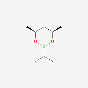 (4R,6S)-4,6-Dimethyl-2-(propan-2-yl)-1,3,2-dioxaborinane