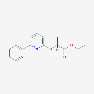 Ethyl 2-[(6-phenylpyridin-2-yl)oxy]propanoate