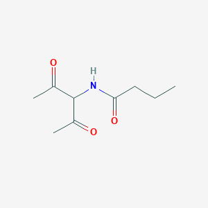 N-(2,4-Dioxopentan-3-yl)butanamide